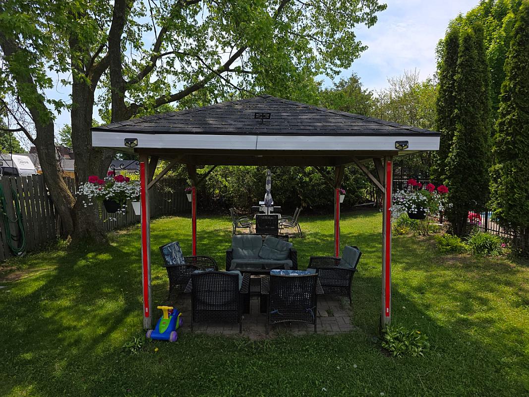 Patio Shed sitting Area